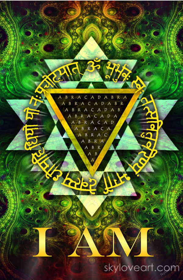 Manifestation Mandala tapestry — sacred geometry mandala spiritual wall hanging by SkyloveArt